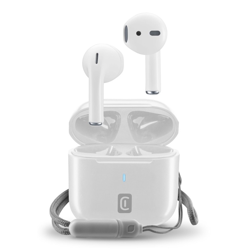 Cellular Line  CELLULAR LINE 470080 Rize Bluetooth Ακουστικά TWS με Θήκη Φόρτισης Λευκά