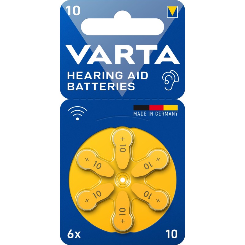 Varta VARTA 24610 Μπαταρίες Ακουστικών Βαρηκοΐας 10 συσκ 6