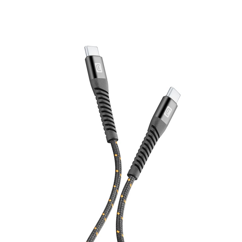 Cellular Line  CELLULAR LINE 426063 USB Tetra Force Καλώδιο Συγχρονισμού και Φόρτισης Type-C (2M) Μαύρο