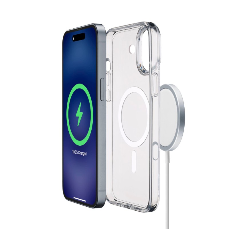 Cellular Line  CELLULAR LINE 482700 Μαγνητική Θήκη Κινητού για Magsafe Φορτιστή iPhone 16 Διαφανής