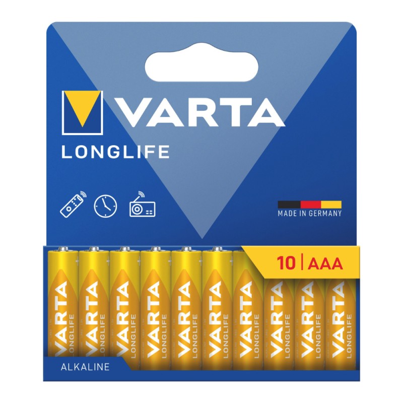 Varta VARTA 4103 συσκ.10 ΑΛΚΑΛΙΚΗ LONGLIFE ΑΑΑ
