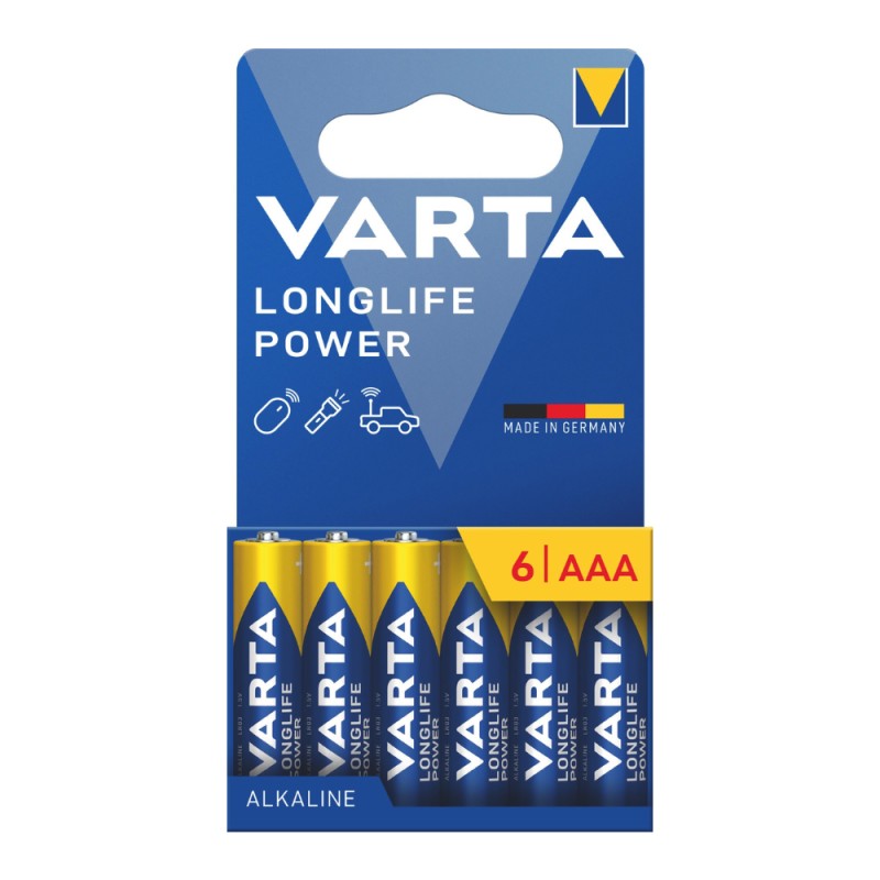 Varta VARTA 4903 συσκ.6 ΑΛΚΑΛΙΚΗ LONGLIFE POWER AAA