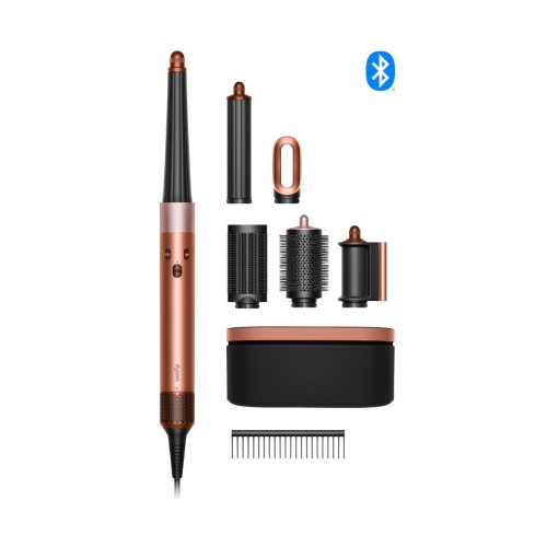 Dyson Ηλεκτρική Βούρτσα HS08 Airwrap i.d. Straight+Wavy Amber Silk/Pink Champagne (Gift Pack) 123682-01