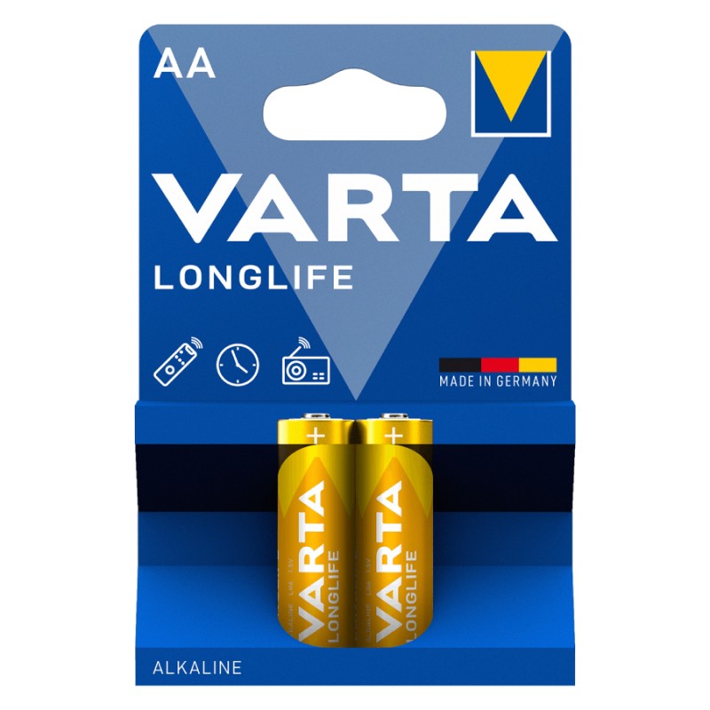 Varta VARTA 4106 συσκ. 2 AΛΚΑΛΙΚΗ LONGLIFE AA