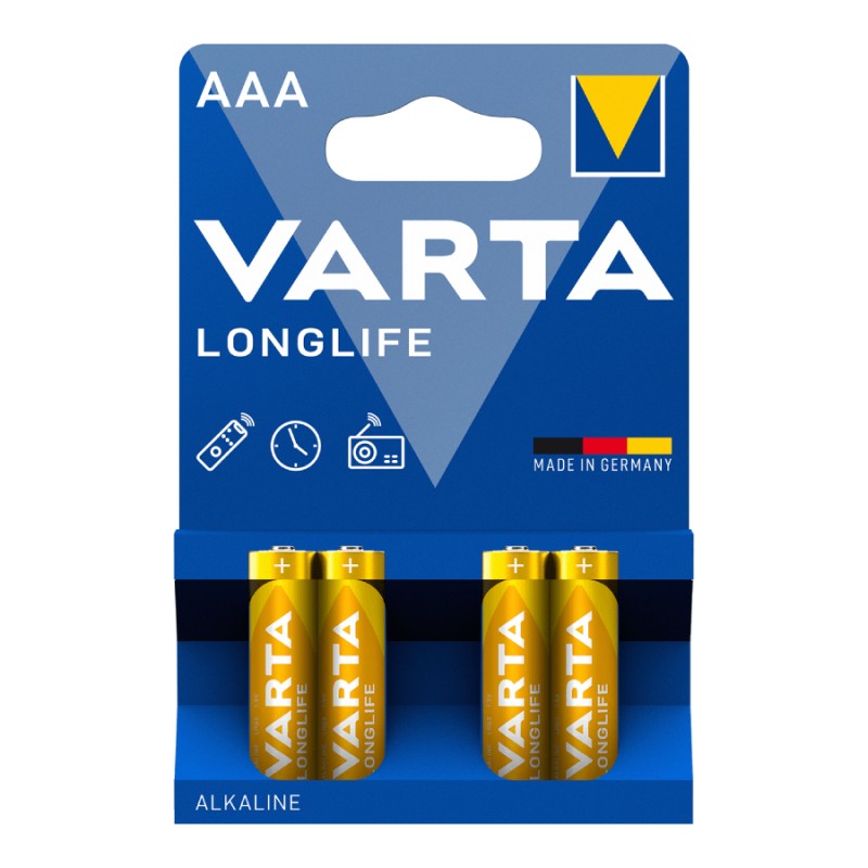 Varta VARTA 4103 συσκ. 4 AΛΚΑΛΙΚΗ LONGLIFE AAA