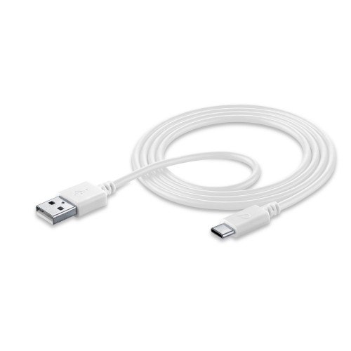 Cellular Line  CELLULAR LINE 270413 USB Καλώδιο Συγχρονισμού και Φόρτισης Type-C (1,2m) Λευκό