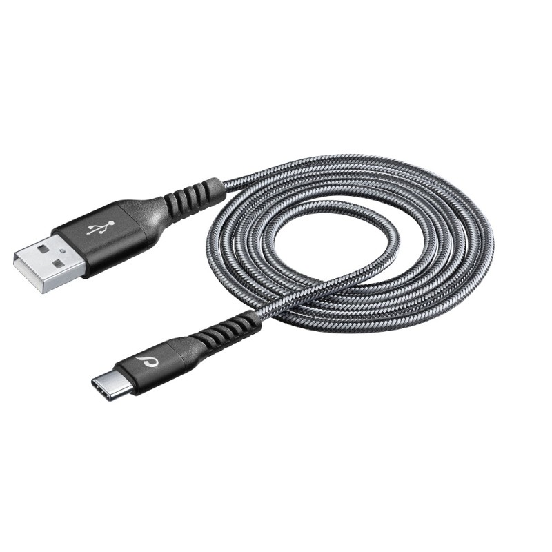 Cellular Line  CELLULAR LINE 312373 USB Extreme Καλώδιο Συγχρονισμού και Φόρτισης Type-C (1,2m) Μαύρο