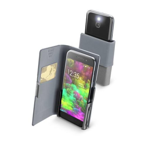 Cellular Line  CELLULAR LINE Θήκη κινητού Back Universal SlideClick Large Μαύρη