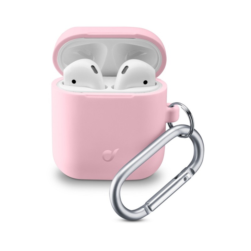 Cellular Line  CELLULAR LINE 355790 Θήκη Σιλικόνης Bounce για AirPods 1/2 Ροζ