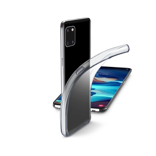 Cellular Line  CELLULAR LINE 373770 Fine Θήκη Κινητού Σιλικόνης Back Cover για Samsung Α91 Διαφανής