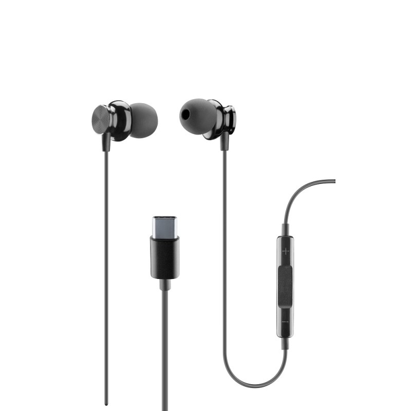 Cellular Line  CELLULAR LINE 353970 Handsfree Ακουστικά In-Ear με βύσμα Type-C Sparrow Μαύρα