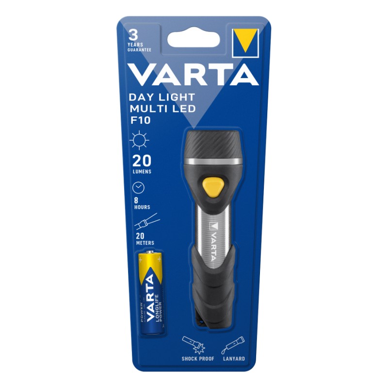 Varta VARTA Φακός Day Light Multi LED F10 + 1xAA