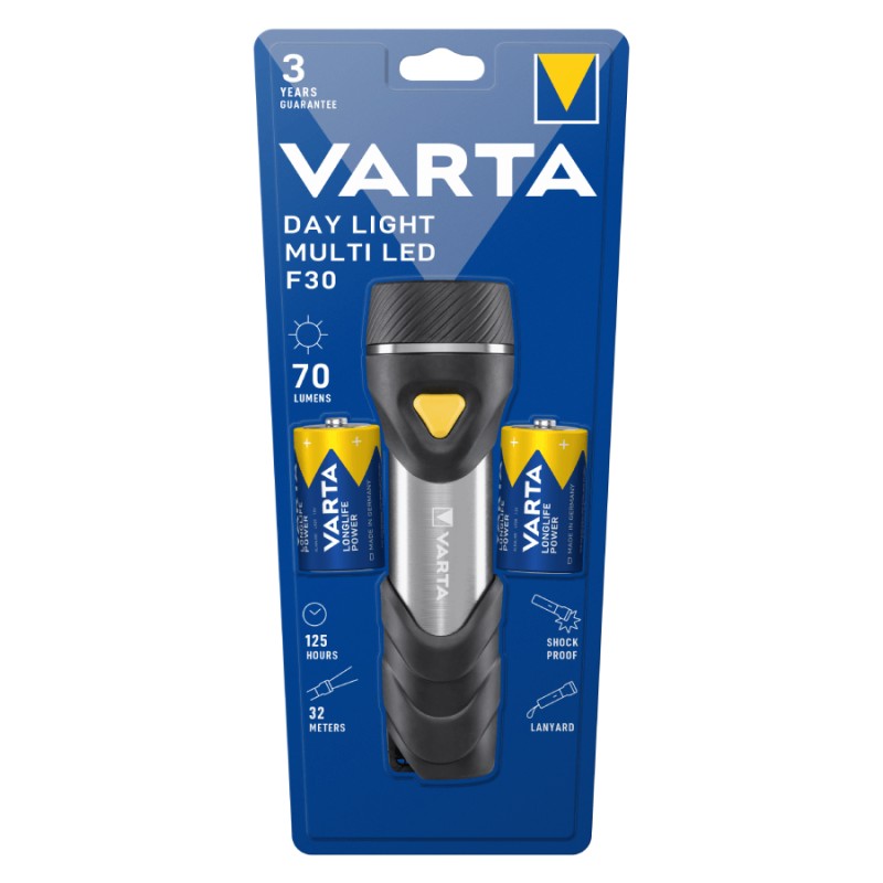 Varta VARTA Φακός Day Light Multi LED F30 + 2xD