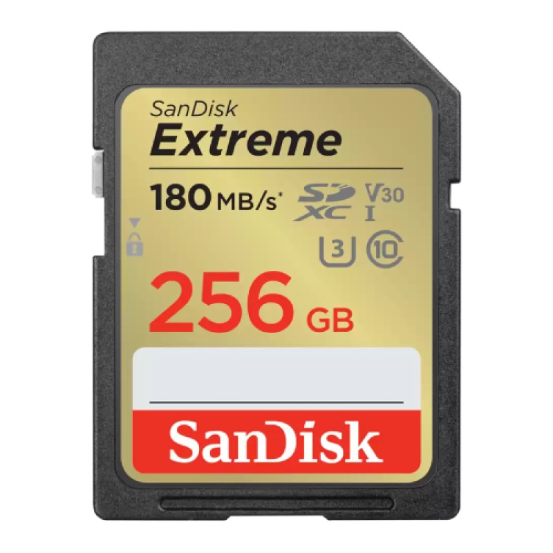 Sandisk SanDisk Extreme 256GB SDXC UHS-I + 1 year RescuePRO Deluxe