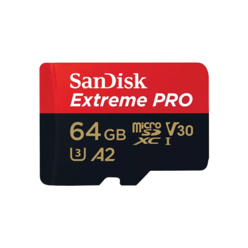 Sandisk SanDisk Extreme PRO microSDXC 64GB + SD Adapter + 2 years RescuePRO Deluxe