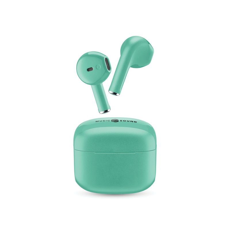 Cellular Line  CELLULAR LINE 454820 Swag Bluetooth Ακουστικά TWS με Θήκη Φόρτισης Πράσινα