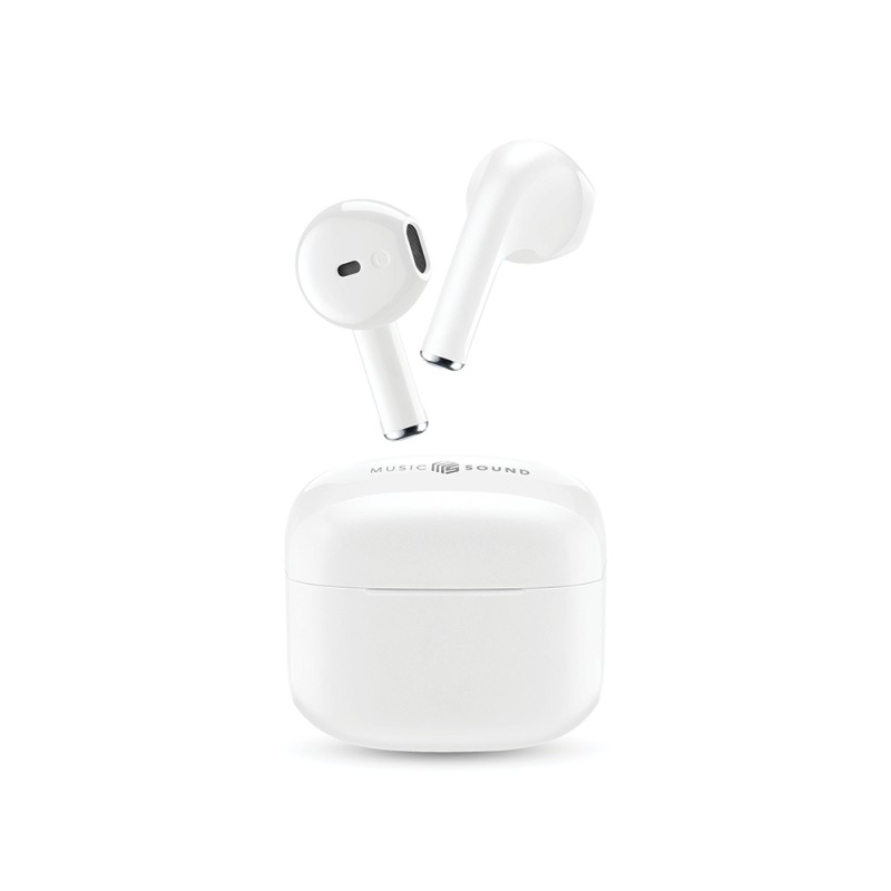Cellular Line  CELLULAR LINE 454714 Swag Bluetooth Ακουστικά TWS με Θήκη Φόρτισης Λευκά