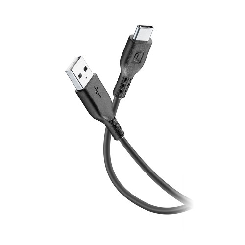 Cellular Line  CELLULAR LINE 428203 USB Καλώδιο Συγχρονισμού και Φόρτισης Type-C (1,2m) Μαύρο