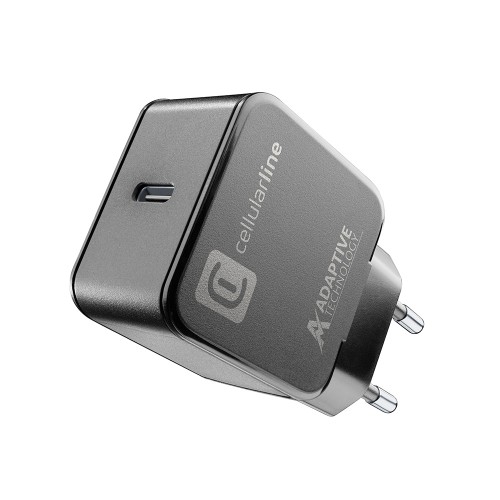 Cellular Line  CELLULAR LINE 434730 Φορτιστής Σπιτιού με Θύρα Type-C 15W Μαύρος