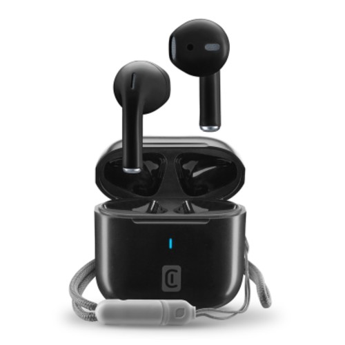 Cellular Line  CELLULAR LINE 470073 Rize Bluetooth Ακουστικά TWS με Θήκη Φόρτισης Μαύρα
