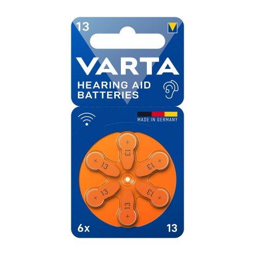 Varta VARTA 24606 Μπαταρίες Ακουστικών Βαρηκοΐας 13 συσκ 6