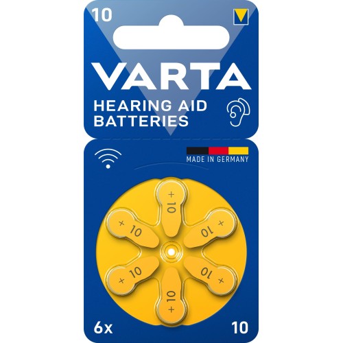 Varta VARTA 24610 Μπαταρίες Ακουστικών Βαρηκοΐας 10 συσκ 6
