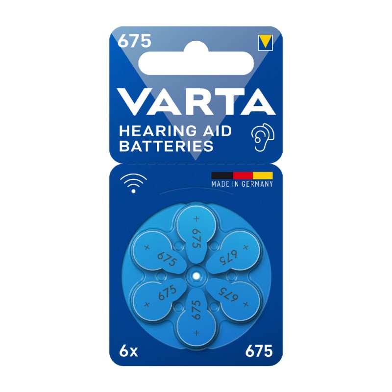 Varta VARTA 24600 Μπαταρίες Ακουστικών Βαρηκοΐας 675 συσκ 6