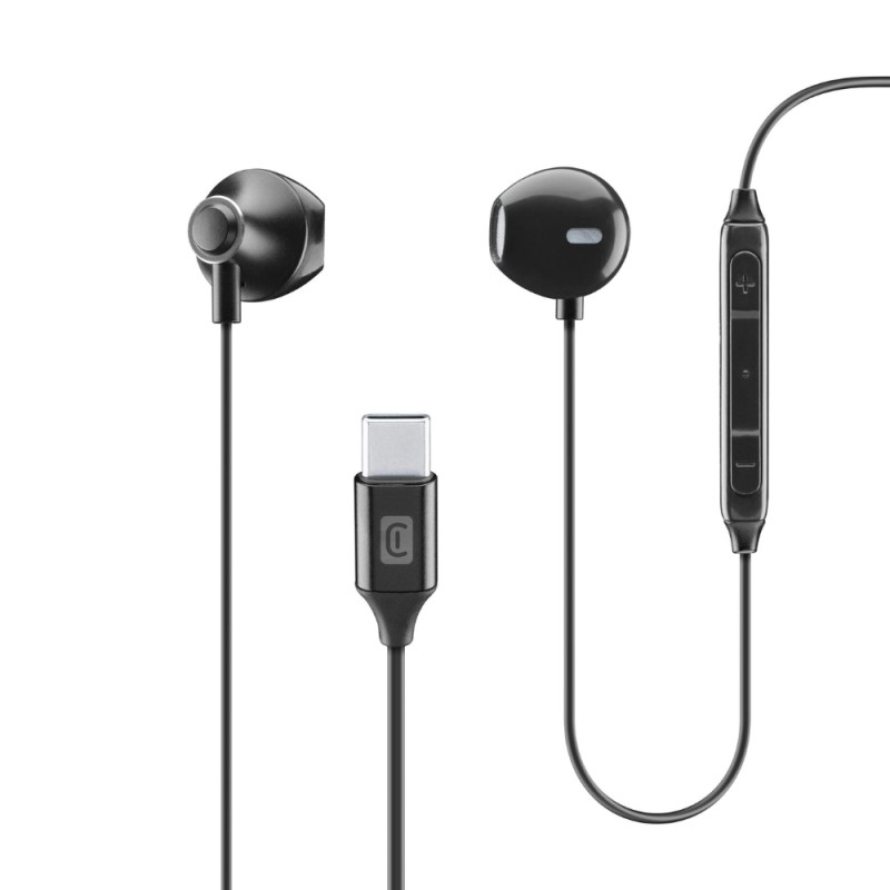 Cellular Line  CELLULAR LINE 422386 Handsfree Ακουστικά Orbit με βύσμα Type-C Μαύρα