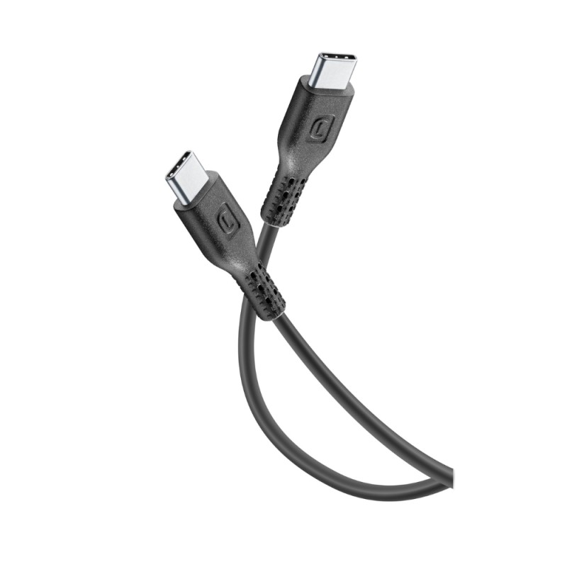 Cellular Line  CELLULAR LINE 428241 USB Καλώδιο Συγχρονισμού και Φόρτισης Type-C (1,2m) Μαύρο