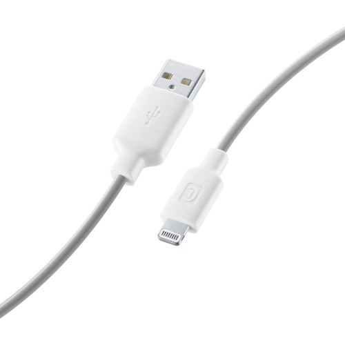 Cellular Line  CELLULAR LINE 241338 USB Καλώδιο Συγχρονισμού και Φόρτισης Lightning για Apple (1m) Λευκό