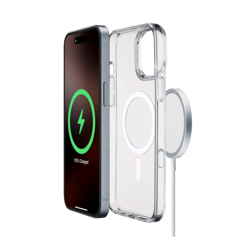 Cellular Line  CELLULAR LINE 482847 Μαγνητική Θήκη Κινητού για Magsafe Φορτιστή iPhone 16 Pro Διαφανής