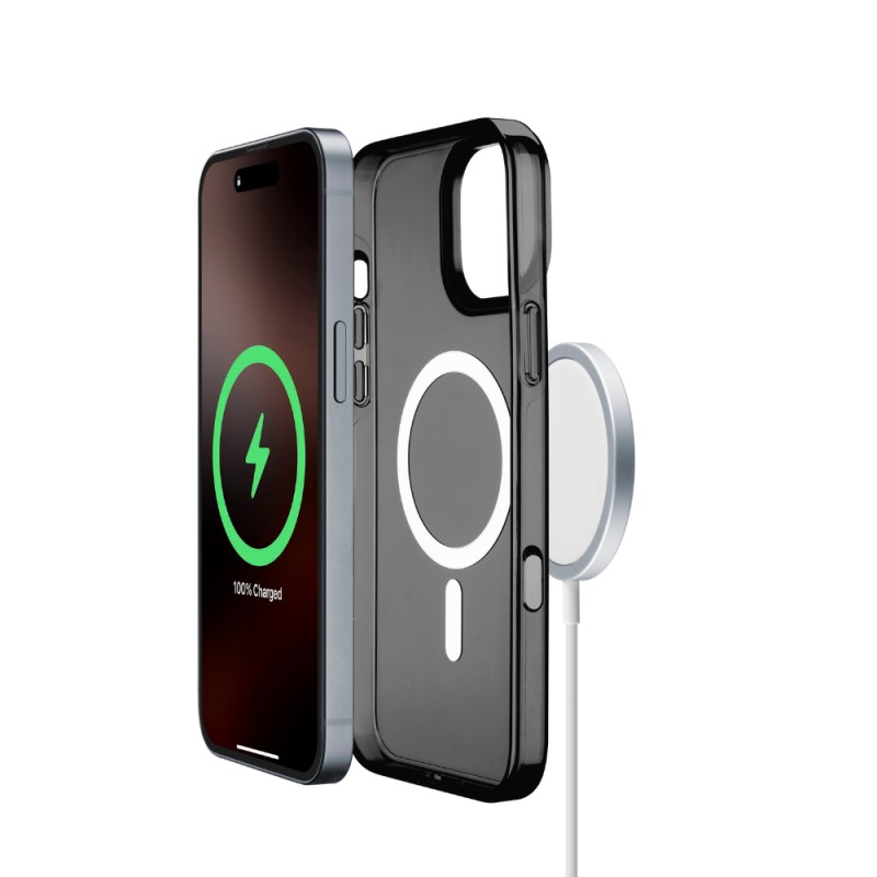 Cellular Line  CELLULAR LINE 482830 Μαγνητική Θήκη Κινητού Magsafe Σκληρής Σιλικόνης για iPhone 16 Pro Max Μαύρη