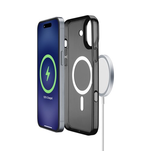 Cellular Line  CELLULAR LINE 482717 Μαγνητική Θήκη Κινητού Magsafe Σκληρής Σιλικόνης για iPhone 16 Μαύρη