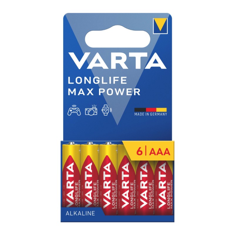 Varta VARTA 4703101746 Longlife Max Power 6 AAA
