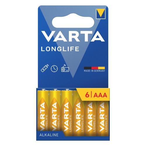 Varta VARTA 4103 συσκ.6 Αλκαλική Longlife AAA