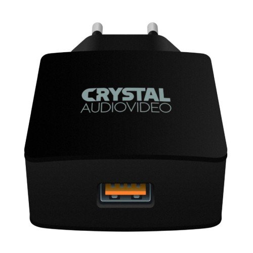 Crystal Audio CRYSTAL AUDIO QP-3 QC3.0 port 3.65-6.5V 3A 6.5-9V 2A 9-12V 1.5A Single USB Wall Charger