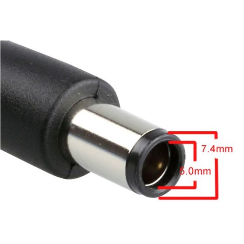 Powertech POWERTECH βύσμα για φορτιστή Dell laptop, M9, 19.5V, 7.4x5.0mm
