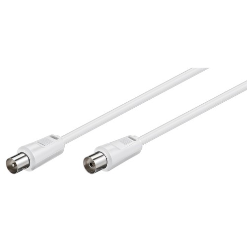 GOOBAY GOOBAY καλώδιο κεραίας αρσενικό σε θηλυκό 50125, <70 dB, CCS, 20m, λευκό