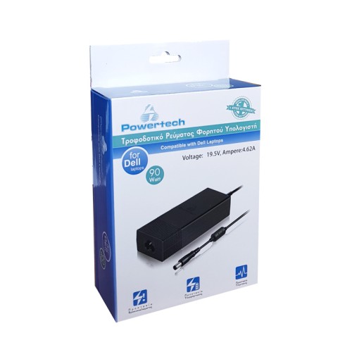 Powertech POWERTECH φορτιστής laptop PT-55 για Dell, 90W, 19.5V