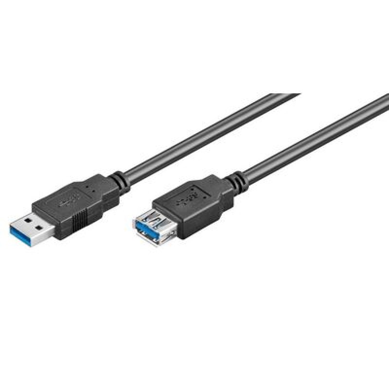 GOOBAY GOOBAY καλώδιο USB 3.0 σε USB (F) 93998, copper, 1.8m, μαύρο