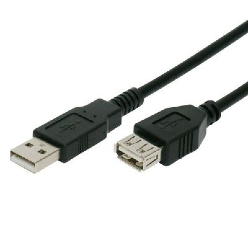 Powertech POWERTECH καλώδιο προέκτασης USB CAB-U012, 480Mbps, 3m, μαύρο
