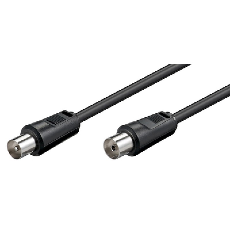 Powertech POWERTECH καλώδιο κεραίας RF αρσενικό - RF θηλυκό CAB-V005, μαύρο, 3m