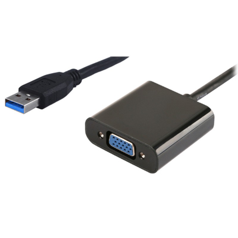Powertech POWERTECH αντάπτορας USB 3.0 σε VGA PTH-021, Full HD, μαύρο