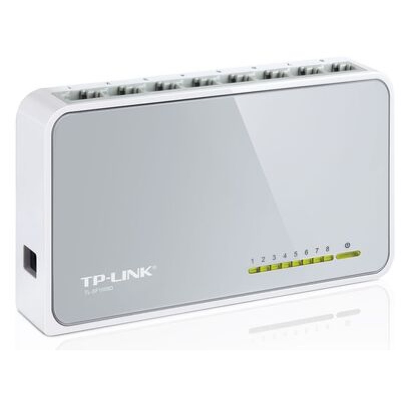 TP-Link TP-LINK Desktop Switch TL-SF1008D, 8-port 10/100Mbps, Ver. 8.2
