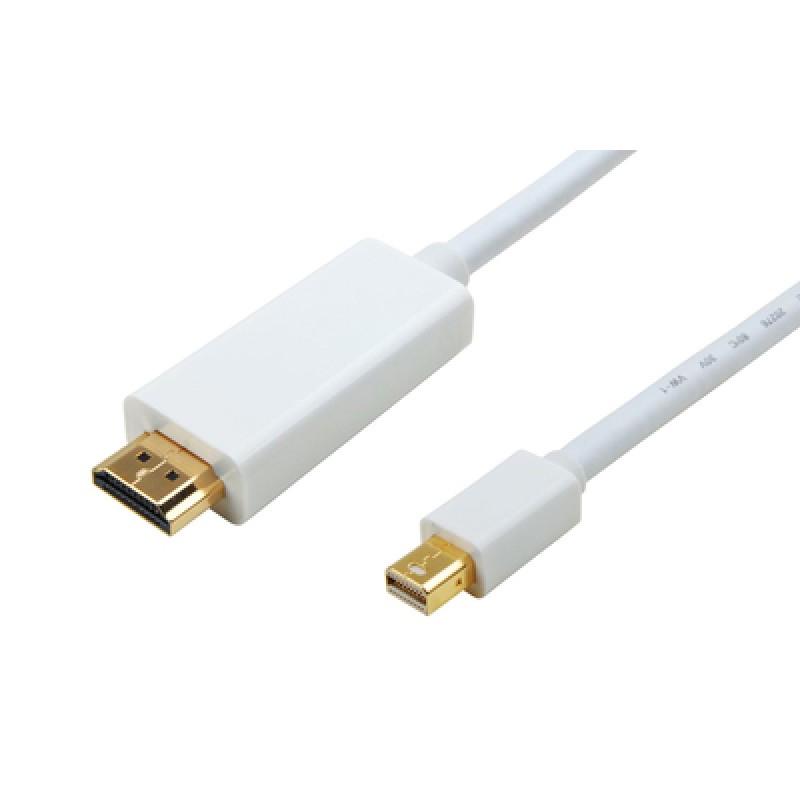 Powertech POWERTECH καλώδιο Mini DisplayPort σε HDMI CAB-DP011, 2m, λευκό