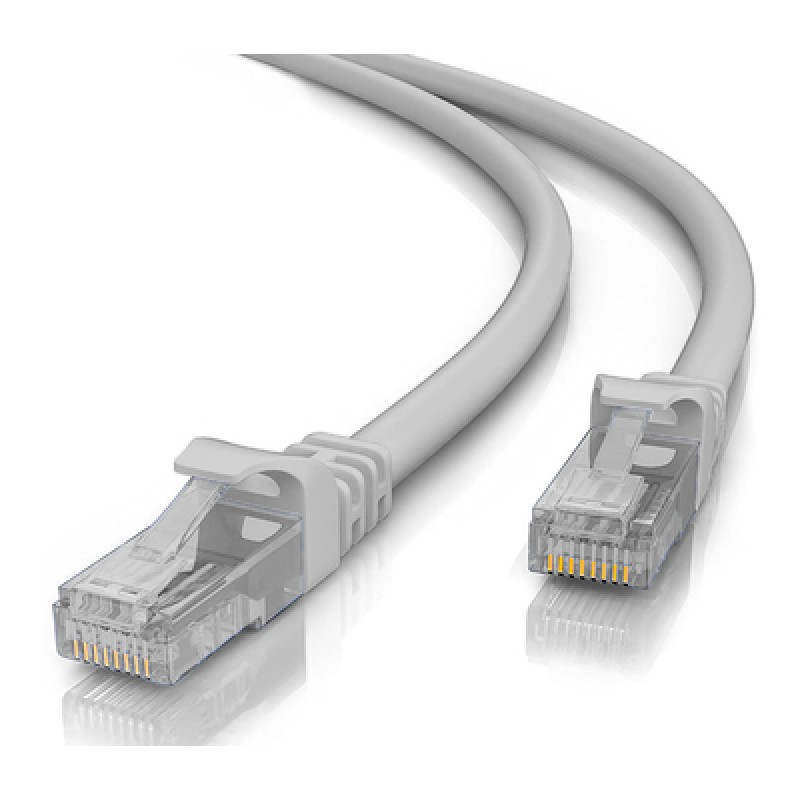 Powertech POWERTECH καλώδιο δικτύου CAB-N184, Cat 5e U/UTP, CCA 26AWG, 0.5m, γκρι