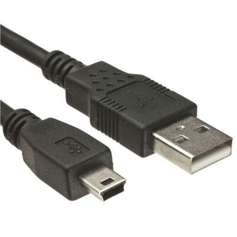 Powertech POWERTECH καλώδιο USB σε USB Mini CAB-U042, copper, 3m, μαύρο