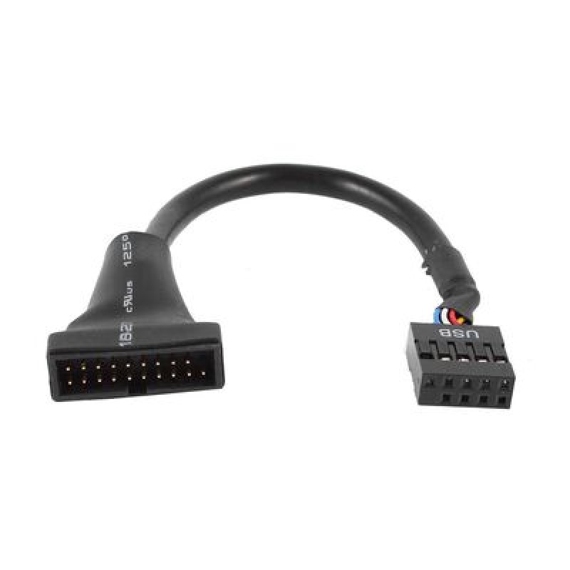 Powertech POWERTECH καλώδιο USB 2.0 9pin σε USB 3.0 20pin CAB-U046, 0.20m