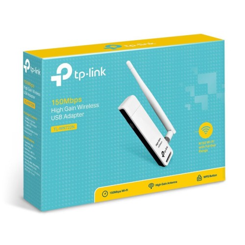 TP-Link TP-LINK ασύρματος USB αντάπτορας δικτύου TL-WN722N, 150Mbps, Ver. 3.2