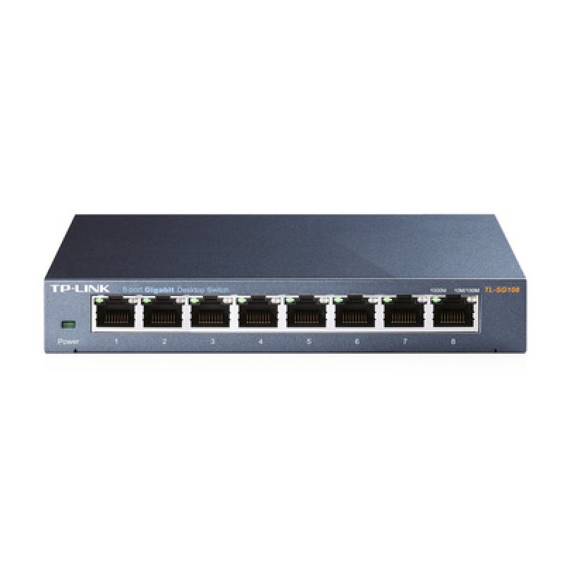 TP-Link TP-LINK Desktop Switch TL-SG108 8 Θυρών, 10/100/1000Mbps, Ver. 6.0
